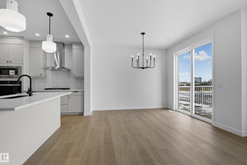 3924 Chrustawka Place, Edmonton, AB - Indoor Photo Showing Kitchen With Upgraded Kitchen