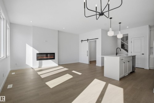 1126 Cristall Crescent, Edmonton, AB - Indoor With Fireplace