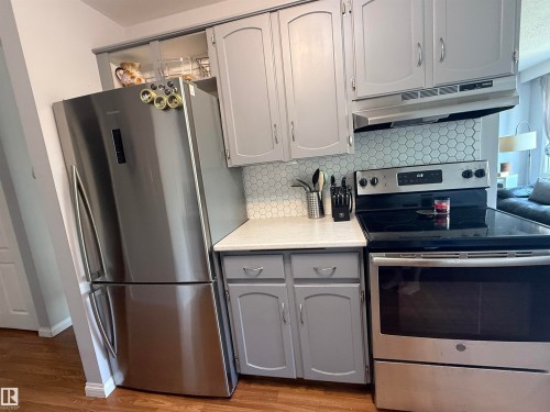207 7815 159 Street, Edmonton, AB - Indoor Photo Showing Kitchen With Stainless Steel Kitchen