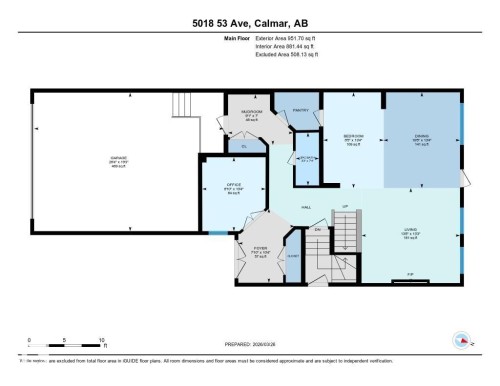 Floor plan - 5018 53 Avenue, Calmar, AB - Other