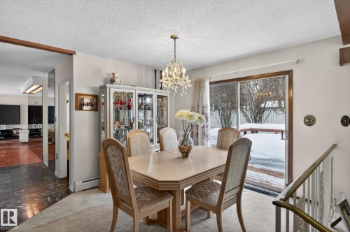 16 Laurier Place, Edmonton, AB - Indoor Photo Showing Dining Room