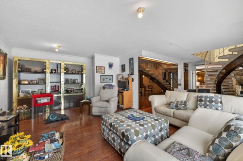 16 Laurier Place, Edmonton, AB - Indoor Photo Showing Living Room