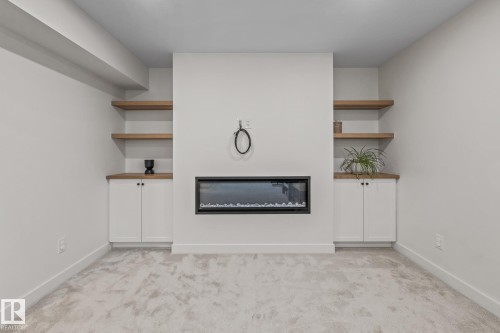 1133 35A Avenue, Edmonton, AB - Indoor With Fireplace