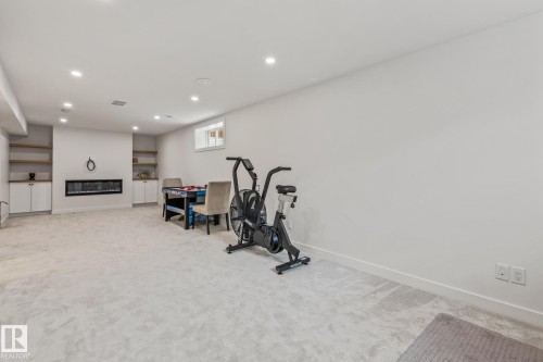 1133 35A Avenue, Edmonton, AB - Indoor Photo Showing Gym Room
