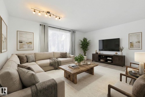 10226 154 Street, Edmonton, AB - Indoor Photo Showing Living Room