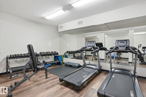 303 320 Ambleside Link Drive, Edmonton, AB - Indoor Photo Showing Gym Room