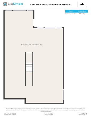 Floor plan - 5333 21A Avenue, Edmonton, AB - Other