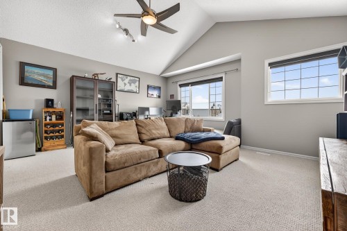 112 Windrose Drive, Leduc, AB - Indoor Photo Showing Living Room