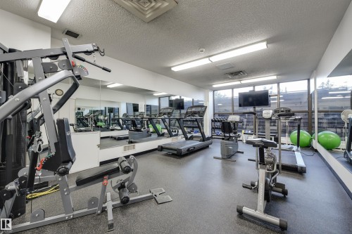 602 9929 Saskatchewan Drive, Edmonton, AB - Indoor Photo Showing Gym Room