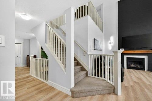 24 Hickory Trail, Spruce Grove, AB - Indoor With Fireplace