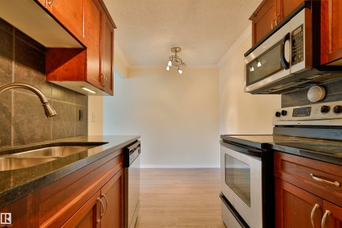 306 10160 83 Avenue, Edmonton, AB - Indoor Photo Showing Kitchen