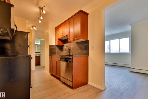 306 10160 83 Avenue, Edmonton, AB - Indoor Photo Showing Kitchen