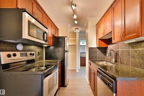 306 10160 83 Avenue, Edmonton, AB - Indoor Photo Showing Kitchen