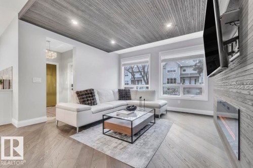 8617 108A Street, Edmonton, AB - Indoor Photo Showing Living Room