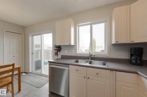2376 30 Avenue, Edmonton, AB - Indoor Photo Showing Kitchen With Double Sink