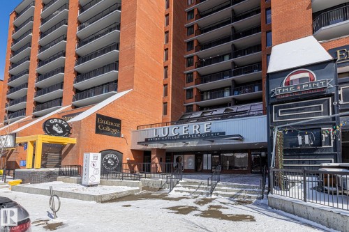 502 10125 109 Street, Edmonton, AB - Outdoor With Balcony