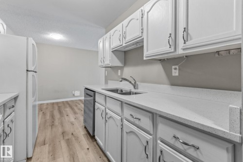 502 10125 109 Street, Edmonton, AB - Indoor Photo Showing Kitchen With Double Sink