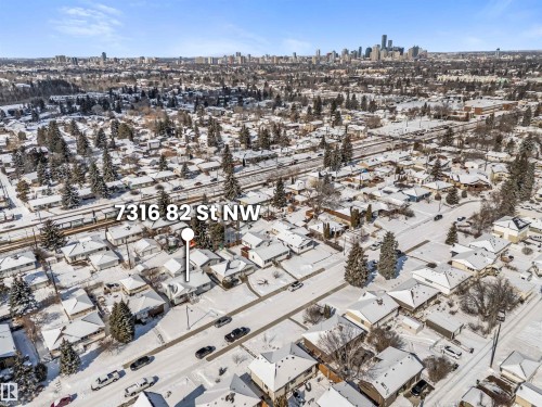 7316 82 Street, Edmonton, AB - Outdoor With View