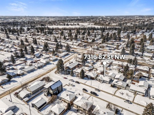 7316 82 Street, Edmonton, AB - Outdoor With View