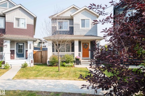 3229 Cherry Crescent, Edmonton, AB - Outdoor With Deck Patio Veranda With Facade