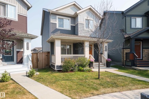 3229 Cherry Crescent, Edmonton, AB - Outdoor With Deck Patio Veranda With Facade