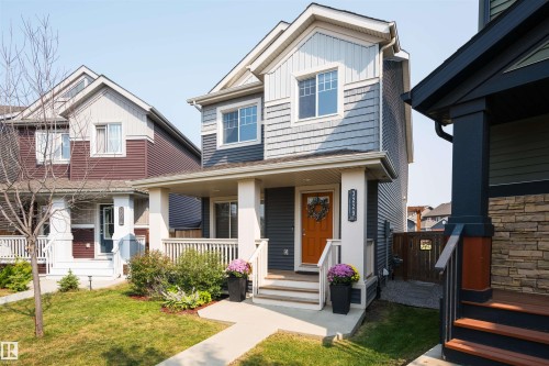3229 Cherry Crescent, Edmonton, AB - Outdoor With Deck Patio Veranda With Facade