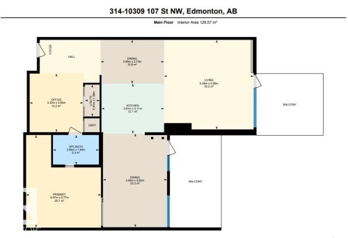 Floor plan - 314 10309 107 Street, Edmonton, AB - Other
