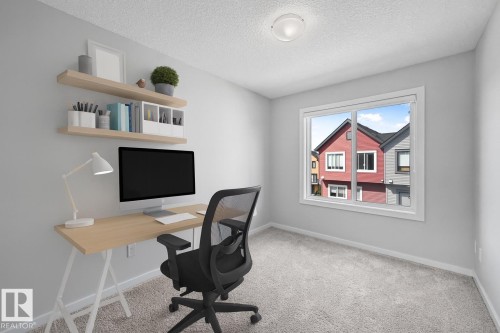 Virtually staged - 72 1010 Rabbit Hill Road, Edmonton, AB - Indoor Photo Showing Office