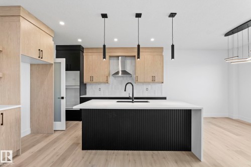 8516 181 Avenue, Edmonton, AB - Indoor Photo Showing Kitchen With Upgraded Kitchen