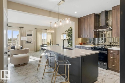 22725 89A Avenue, Edmonton, AB - Indoor Photo Showing Kitchen With Upgraded Kitchen