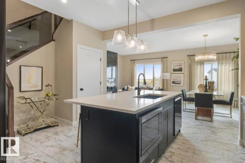 22725 89A Avenue, Edmonton, AB - Indoor Photo Showing Kitchen With Upgraded Kitchen