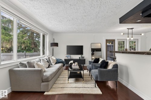 10704 130 Street, Edmonton, AB - Indoor Photo Showing Living Room
