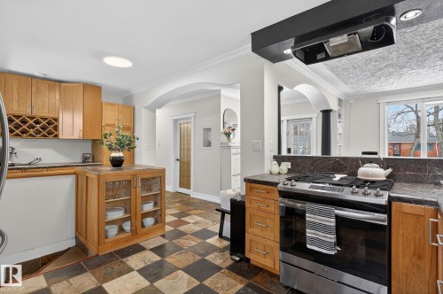 10704 130 Street, Edmonton, AB - Indoor Photo Showing Kitchen