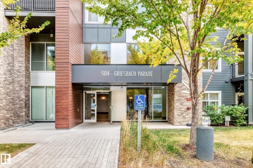 Summer photo - 406 504 Griesbach Parade, Edmonton, AB - Outdoor With Balcony