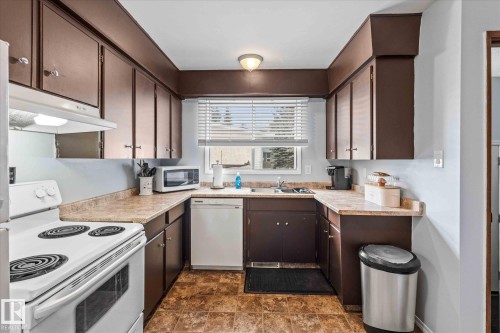 21 Fenwick Crescent, St. Albert, AB - Indoor Photo Showing Kitchen With Double Sink