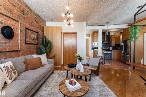 301 10141 95 Street, Edmonton, AB - Indoor Photo Showing Living Room