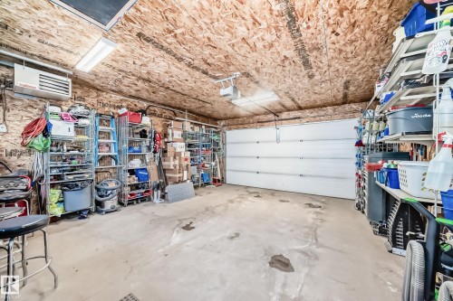 With Attic Storage - 259 Robinson Drive, Leduc, AB - Indoor Photo Showing Garage