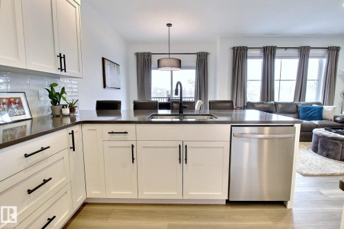 30 1910 Collip View, Edmonton, AB - Indoor Photo Showing Kitchen With Double Sink