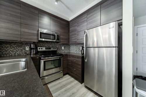 112 2588 Anderson Way, Edmonton, AB - Indoor Photo Showing Kitchen With Stainless Steel Kitchen With Double Sink With Upgraded Kitchen