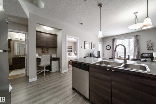 112 2588 Anderson Way, Edmonton, AB - Indoor Photo Showing Kitchen With Double Sink
