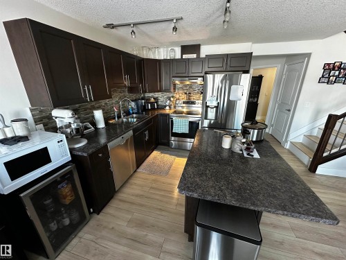 4019 41B Ave, Drayton Valley, AB - Indoor Photo Showing Kitchen With Double Sink