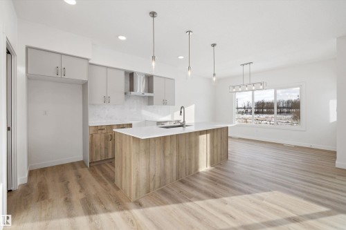 1315 11 Avenue, Edmonton, AB - Indoor Photo Showing Kitchen With Upgraded Kitchen