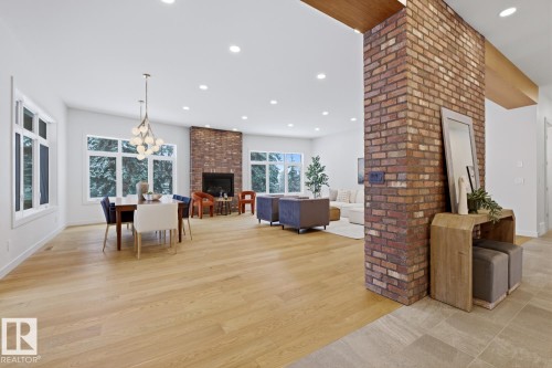 6619 123 Street Nw, Edmonton, AB - Indoor With Fireplace