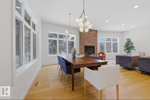 6619 123 Street Nw, Edmonton, AB - Indoor With Fireplace