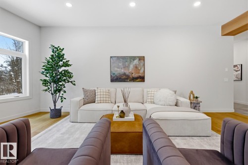 6619 123 Street Nw, Edmonton, AB - Indoor Photo Showing Living Room