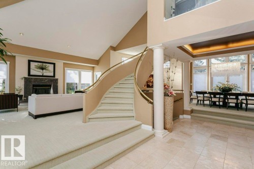 11 Wellington Crescent, Edmonton, AB - Indoor With Fireplace