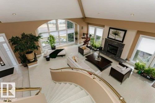 11 Wellington Crescent, Edmonton, AB - Indoor With Fireplace