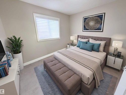 41 50 Mclaughlin Drive, Spruce Grove, AB - Indoor Photo Showing Bedroom