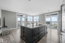 412 10518 113 Street, Edmonton, AB  - Indoor Photo Showing Kitchen With Double Sink With Upgraded Kitchen 