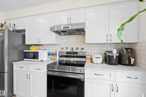 17651 49 Street, Edmonton, AB - Indoor Photo Showing Kitchen With Upgraded Kitchen